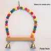 Brinquedos para Papagaios Suprimentos Escada Balanço Brinquedo para Pássaros Suporte Osso de Siba Corda Suprimentos para Pássaros Suporte Poleiro Anel Atacado