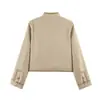 Chaqueta casual de verano para mujer estilo europeo y americano con hebilla de nudo 6036