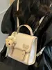 Mochila casual trendy estilo universitario 2026 versión coreana para mujer, moderna y elegante para ir al trabajo y viajar, mochila pequeña y bolso de mano para mujer