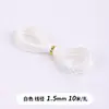He 10m / Hilo de Cera Coreano Cordón de Cuero Pulsera Trenzada Hecha a Mano Hilo para Tejer Cordón Redondo de Cera de Alta Gama Al por Mayor