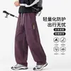 Pantalones de trabajo funcionales para exteriores estilo montaña, pantalones casuales para hombre, corte holgado, impermeables, transpirables, pantalones de senderismo, pantalones largos de talla grande