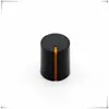 Tampa de Botão Codificador de Meio Eixo de Plástico Tipo Eixo D Tampa de Botão de Potenciômetro Botão de Interruptor de Volume de Amplificador