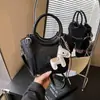 Bolsa de Mão Nicho Coreana Transfronteiriça Estilo Cesta para Mulheres 2026 Nova Primavera Vintage Bolsa Saco de Ombro Único Transversal