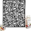 Manta Kaelidoras DIY para Colorir para Adultos, 50X60 Polegadas Velve