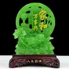 Enfeites de Jade para um Lar Harmonioso e Prosperidade, Decoração de Entrada de Sala de Estar Estilo Chinês para Atrair Riqueza, Decoração de Luxo de Alto Padrão para Escritório para Inauguração de Casa