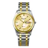 Reloj para Hombre Wolix Resistente al Agua Luminoso de Cuarzo Correa de Acero Temperamento de Negocios Reloj para Hombre Modelo Caliente de Comercio Exterior Transfronterizo