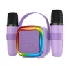 Suporte de Karaokê Bluetooth Infantil com Gravação e Armazenamento Alto-falante Microfone Sem Fio T09 para Cantar em Casa e ao Ar Livre Dispositivo Portátil