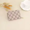 Bolsa para Monedas Clásica de PU para Mujer de Gran Venta Cartera Plegable Estilo Flor Antigua Múltiples Ranuras para Tarjetas Portátil de Moda Versátil Cartera Corta