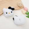 Gatito de Dibujos Animados Relleno de Algodón Accesorios de Bricolaje Muñeca de Piel Bordada Muñeca de Pie Bolsa para Zapatos Llavero de Joyería Colgante