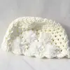 Gorro de Bebé Corazón Pequeño Primavera y Verano Estilo Coreano Gorro de Flores Tejido Gorro Hecho a Mano Primavera y Otoño Gorro para Cabeza de Meses Pequeños