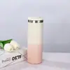 Estilo Popular Minimalista Copo Térmico de Aço Inoxidável 304, Grande Capacidade, Portátil para Uso no Carro, Design Degradê, Alto Valor Estético