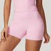 Shorts de Yoga Patchwork de Cintura Alta para Mujer, Shorts de Fitness de Tres Cuartos con Sensación de Segunda Piel y Levantamiento de Glúteos, Disponibles en 23 Colores, Shorts Deportivos Ajustados