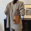 Bolsa de Ombro Nova, Simples e Elegante, com Aparência Sofisticada, Bolsa Mini para Celular Elegante e Versátil, Bolsa tipo Saco Popular para o Dia a Dia