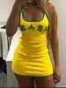 Nuevo Top Azul de Verano/Primavera Europeo y Americano, Delgado, Ajustado, Estampado de Letras, Y2K, Camiseta de Verano para Mujer con Ombligo al Aire, Sexy Transfronterizo