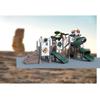 Fábrica direta Happy Island slide brinquedo combinação multi-funcional crianças grande slide jardim de infância interior e exterior