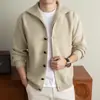 Yingao Estilo Gentleman Otoño Nuevo Suéter de Punto Casual para Hombre, Estilo Perezoso de Moda Chaqueta Suéter Cardigan de Manga Larga