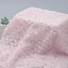 Novo vestido de noiva com bordado de rosa pequeno tecido com bordado de renda acessórios para animais de estimação tecido de malha