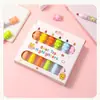 Plumón Resaltador con Forma de Oso de Dibujos Animados, de Alto Valor Estético y con Fragancia, Adecuado para Estudiantes para Resaltar y Tomar Notas, Marcador de Colores