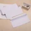 Sobre Transfronterizo Amazon No. 10 Bolsa de Sobres Blanca Engrosada Patrón Confidencial Blanco Puro en Blanco Plana de Negocios Tarjeta de Felicitación Simple