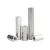 Coluna de Ferro Hexagonal de Passagem Dupla Niquelada M3 Rosca Interna Coluna Hexagonal Pino Hexagonal Haste de Conexão para Placa-Mã Coluna de Suporte de Isolamento