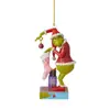 Colgante Creativo del Grinch Navideño Transfronterizo Decoración para Árbol de Navidad Colgante Acrílico Colgante para Espejo Retrovisor de Coche