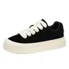 Versátil 2026 Primavera Novos Sapatos Masculinos, Novo Estilo de Solado Grosso, Sapatos de Cor Sólida de Cano Baixo com Solado Macio, Tênis Esportivo Casual