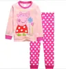 Ropa Nueva de Manga Larga para Niñas y Bebés Oruga Colorida de Dibujos Animados Conjunto de Ropa para el Hogar Pijama K240