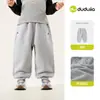 Pantalones de Forro Polar para Niños Dudu, Pantalones Deportivos Engrosados de Invierno para Niños, Pantalones Casuales Cálidos de Invierno para Niñas, Ropa Infantil de Moda
