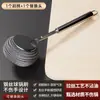 Cepillo para Ollas de Acero Inoxidable con Mango Largo, Cepillo de Limpieza para Uso Doméstico, Bola Grande de Lana de Acero con Mango, Cepillo Descontaminante para Ollas