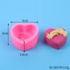 Ferramentas para Fazer Velas Aromáticas Formato de Flor de Amor Dia dos Namorados DIY Forma de Silicone para Bolo Mousse de Chocolate