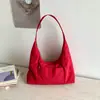 Bolsa tote casual e descontraída estilo coreano para o dia a dia de mulheres, uma bolsa de ombro nicho, minimalista e leve