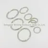 Chaveiro de metal de fábrica Bai Lat externo 5 a 75 mm chaveiro de aço inoxidável cobre puro chaveiro de bloqueio