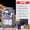 Zorro/Zorro Z786 Mecha Cibernético Caja Transparente Encendedor de Queroseno Semiautomático Pieza Única Clásica Entrega de Regalo