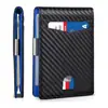 Cartera y Tarjetero RFID Ultradelgados con Protección Antirrobo, 80% de Descuento Clip de USD, Cartera Simple y Multifuncional