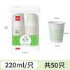 Qixin Office Copo de papel descartável resistente ao calor espessado Polpa de madeira crua PE Revestimento à prova d'água Copo de papel saudável Material de escritório