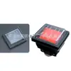 Tapa Impermeable para Interruptor en Forma de Barco Kcd9 Silicona Transparente Exterior Resistente al Aceite y al Polvo Panel Grande Cubierta Protectora para Interruptor de Palanca