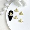 Nova Liga de Ouro e Prata Marinheiro Guerreiro Nail Art Jóias Cetro Cruz Arco do Triunfo Imperatriz Viúva Decoração de Unhas