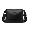 Bolso de Cuero para Hombre, Bolso de Hombro para Hombre de Cuero Genuino, Compartimentos Múltiples, Piel de Vaca de Primera Capa, Bolso Cruzado Multifuncional, Bolso de Hombro de Alta Gama de Gran Capacidad