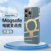 Funda para iPhone 16 Pro con succión magnética Fulcrum, galvanizada en 6D, color sólido, cobertura total, resistente a caídas, 143% de protección.