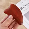 Tabla Gua Sha de Sándalo Verde Natural, Tabla Gua Sha en Forma de Corazón de Sándalo Dorado, Universal para Todo el Cuerpo, Tabla Gua Sha Cuadrada para Masaje de Espalda