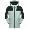 Chamarra de Polar de una Pieza Personalizada para Mujer, Ropa de Exterior para Hombre, Polar a Prueba de Viento e Impermeable, Polar Cálido de Zorro Plateado, Ropa de Montañismo Estampada y Bordada