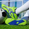 Novos Chuteiras de Futebol Infantis para Estudantes, Travas Tf para Meninos com Fivela Rotativa, Tênis de Treino para Meninas, Chuteiras de Futebol para Gramados Artificiais Transfronteiriças