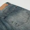 Jeans de Pierna Recta Ancha Sueltos Lavados a Degradado Punk Vintage para Hombre con Lavado Blanco Desgastado y Diseño Casual de Longitud Completa