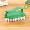 Escova Removedora de Manchas Pequenas para Roupas e Sapatos Domésticos, Escova de Lavanderia Manual Colorida para Limpeza, Ferramenta de Remoção de Manchas com Armazenamento