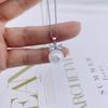 Colar de Sino de Pérola Ji Bow Sereia Feminino Estilo Coreano Diamante Moda Fashion Doce e Fofo Corrente de Clavícula Exquisite