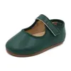 Nuevos Zapatos de Cuero Suave para Niñas Otoño 2022, Zapatos de Baile para Jardín de Infancia, Zapatos de Cuero con Velcro