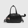 Linda Bolsa de Bolos de Cachorro para Mujer 2025 Nuevo Verano Bolso de Mano Versátil Bolso de Hombro Cruzado Elegante y de Moda