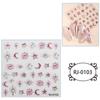 Zhengxiang transfronterizo 2023 pegatinas para uñas relieve 5D Halloween Navidad niños europeos y americanos pegatinas para uñas personalizadas venta al por mayor