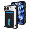 Funda de Teléfono Plegable Apple 18Fold Eje Medio Sensación de Piel Aplicable Transfronteriza con Ranura para Tarjeta iPhone Duo Anti-Caídas Plegable de Fábrica