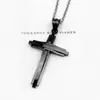 Combinación de Moda Pulsera Colgante Cruz de Acero de Titanio Personalizada Transfronteriza Acero de Titanio Deporte Moda Bohemia Estilo Francés